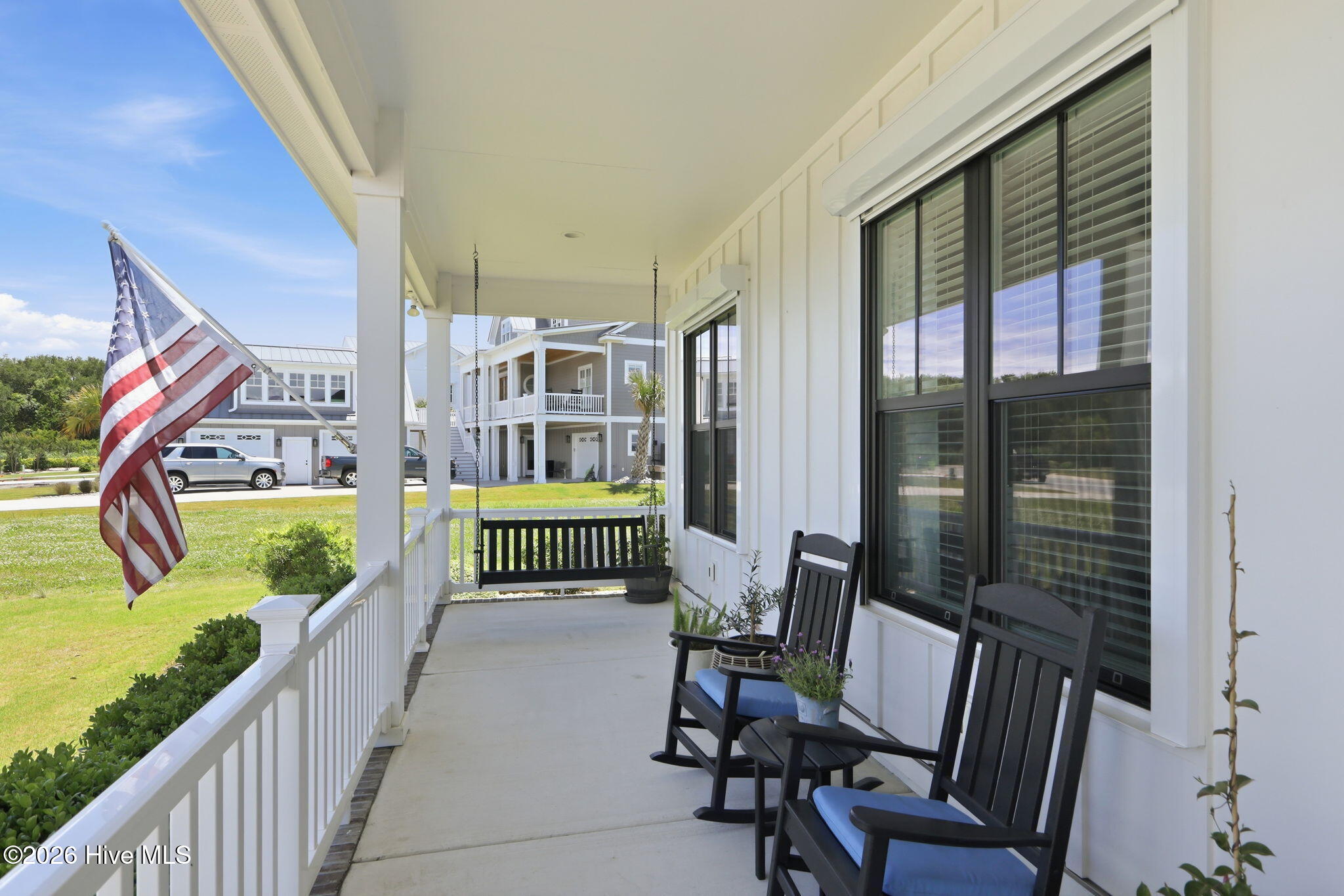 135 Gallants Point Road Beaufort, NC 28516 - Photo 46 of 68 Covered Front Porch