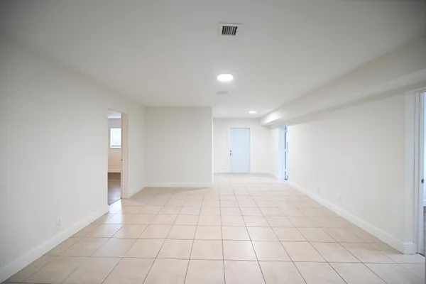 a view of an empty room