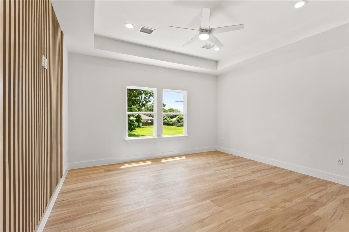 8323 Observatory Street, Unit A/B Houston, TX 77088 - Photo 10 of 38 Unit A - Luxurious primary suite. Accent Wall design may vary. Pictures are from a previous build.