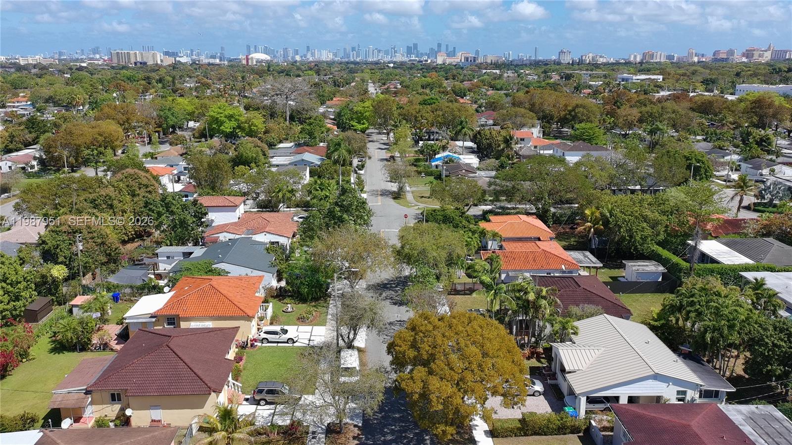 5410 Southwest 5th Terrace Miami, FL 33134 - Photo 4 of 4 an aerial view of residential houses with outdoor space