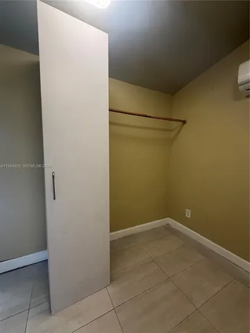 a view of a room with empty racks