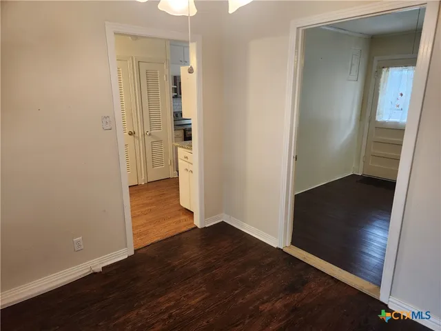 wooden floor in an empty room