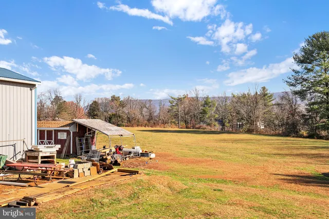 a view of a lake with houses