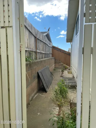 a view of outdoor seating space