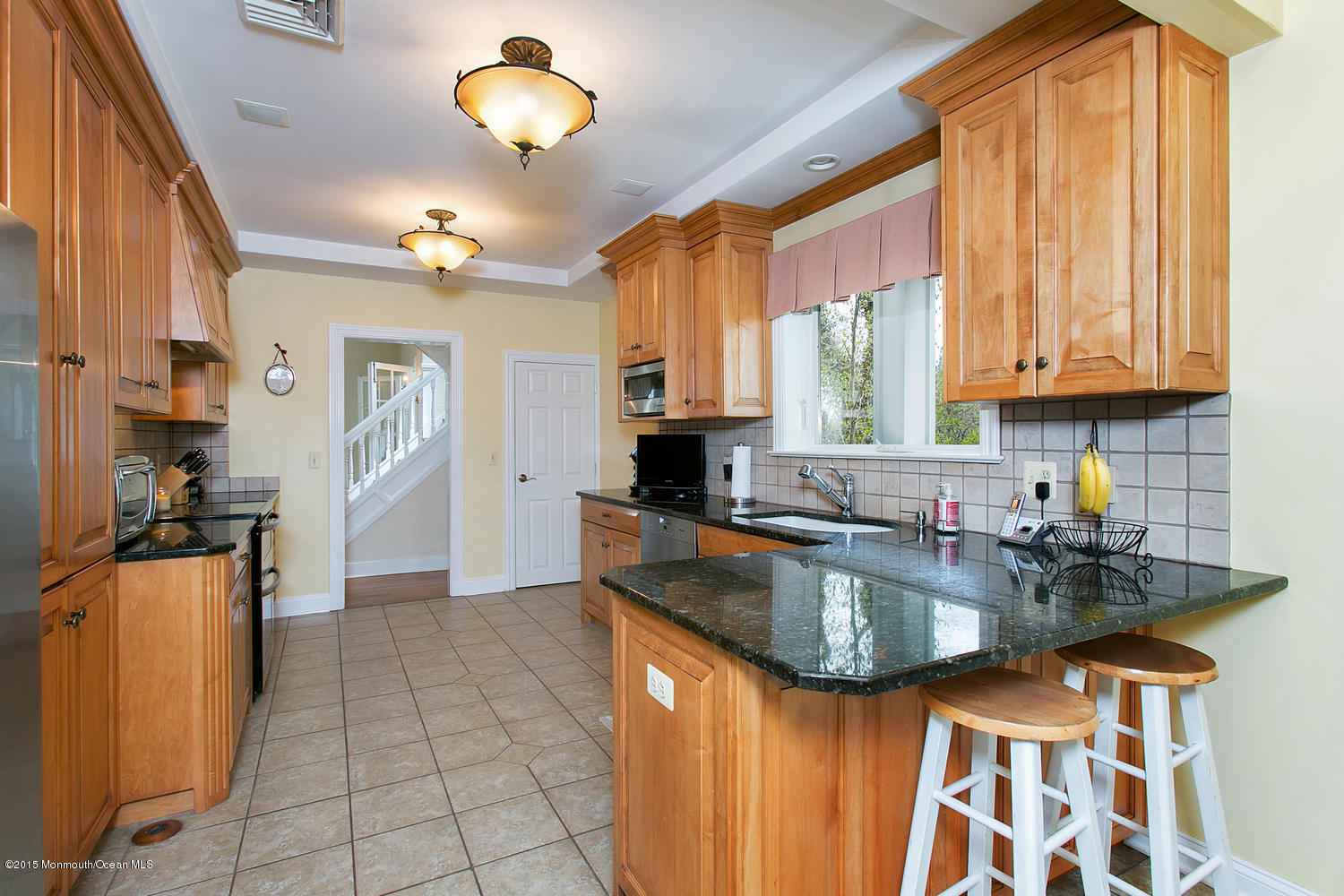 33 River Road Rumson, NJ 07760 - Photo 11 of 31 Granite Counter Top Enhances Kitchen