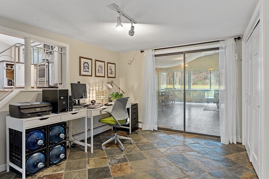 66 Old Right Road Ipswich, MA 01938 - Photo 30 of 36 a view of a workspace with furniture and a window