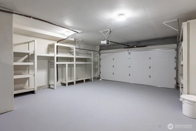 a view of a room with an empty space