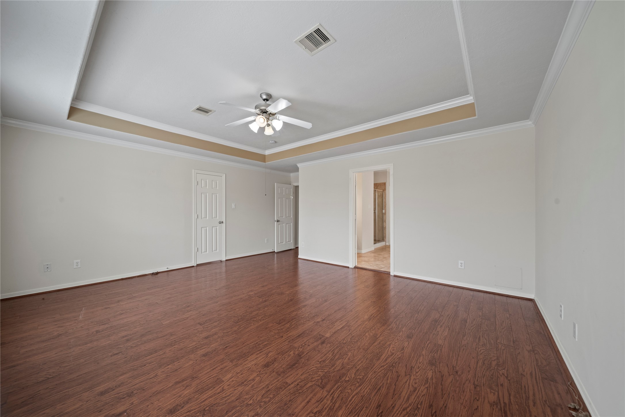 14443 Basalt Lane Houston, TX 77077 - Photo 17 of 39 a view of an empty room with wooden floor