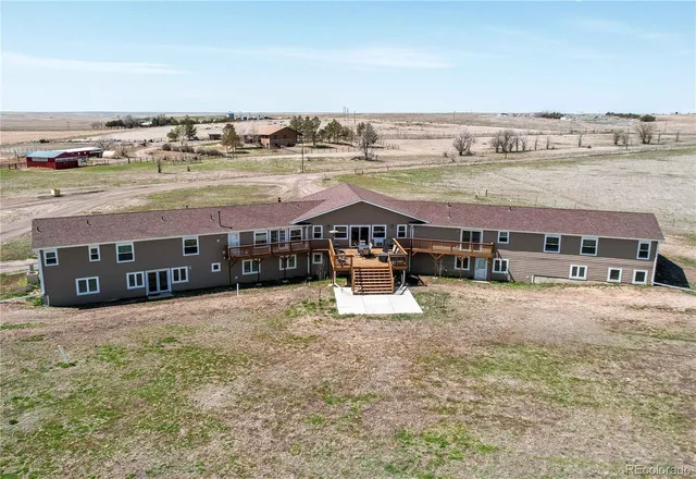 a view of a large building with an ocean view