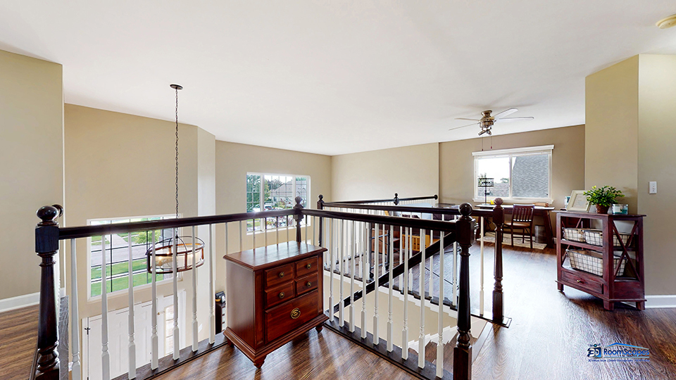 788 North Overlook Trail Round Lake, IL 60073 - Photo 19 of 45 a view of entryway livingroom and hall with wooden floor