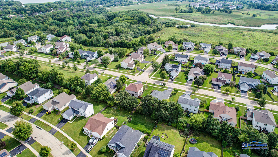 788 North Overlook Trail Round Lake, IL 60073 - Photo 42 of 45 an aerial view of residential houses with outdoor space and street view