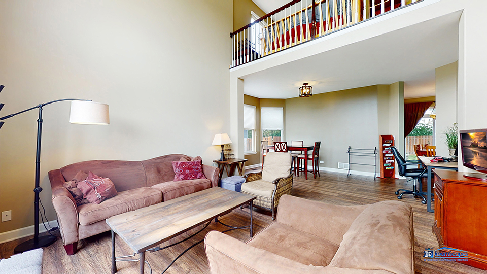 788 North Overlook Trail Round Lake, IL 60073 - Photo 5 of 45 a living room with furniture and a flat screen tv