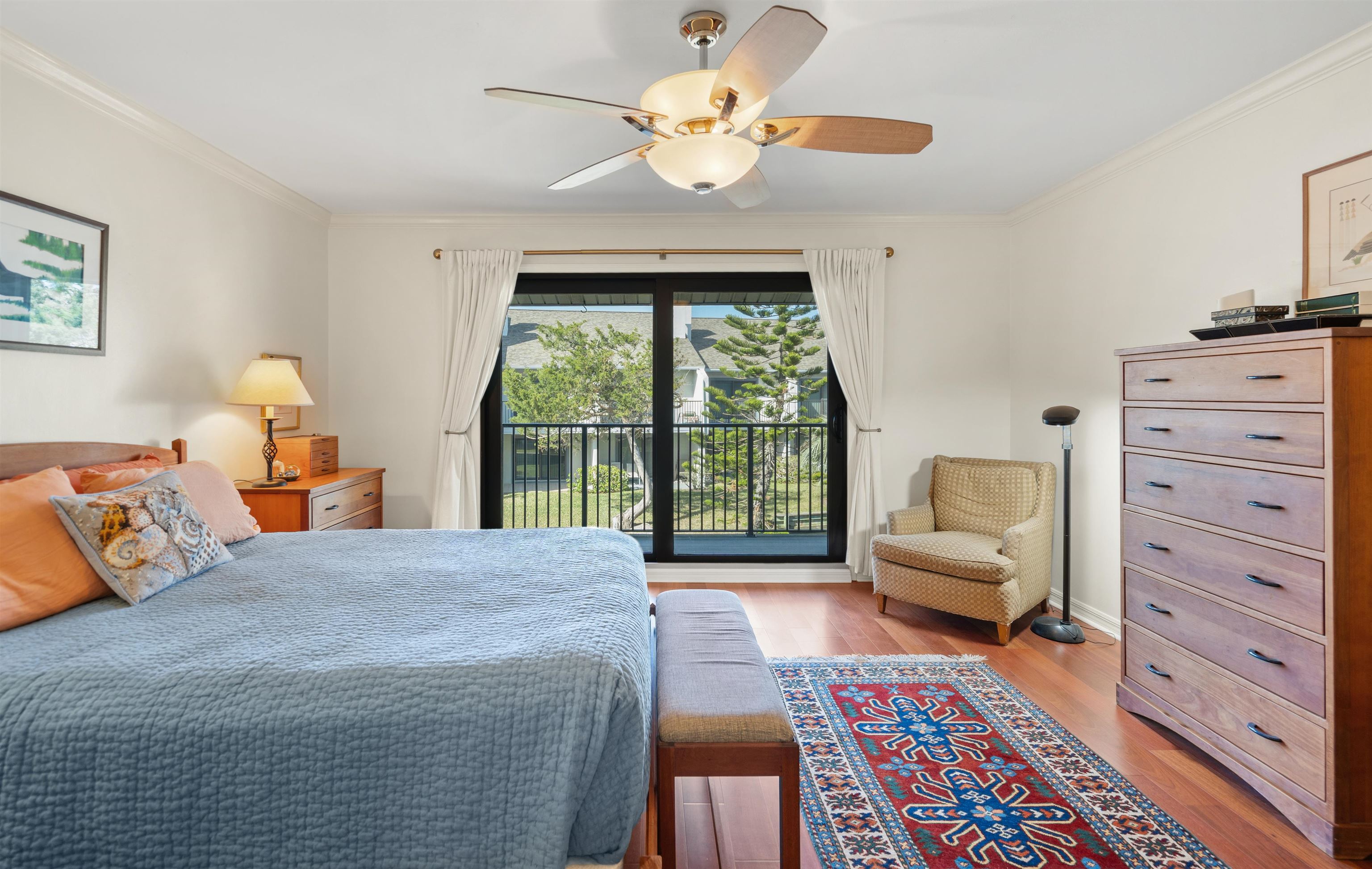 890 A1A Beach Boulevard, Unit 75 St. Augustine, FL 32080 - Photo 17 of 39 a bedroom with a bed a couch and a window