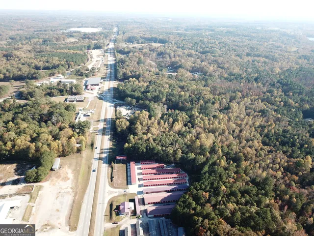 a view of city and mountain
