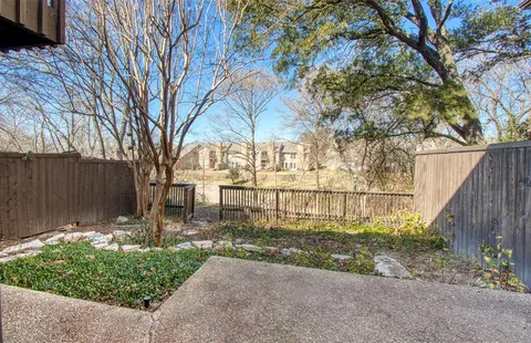 a garden view