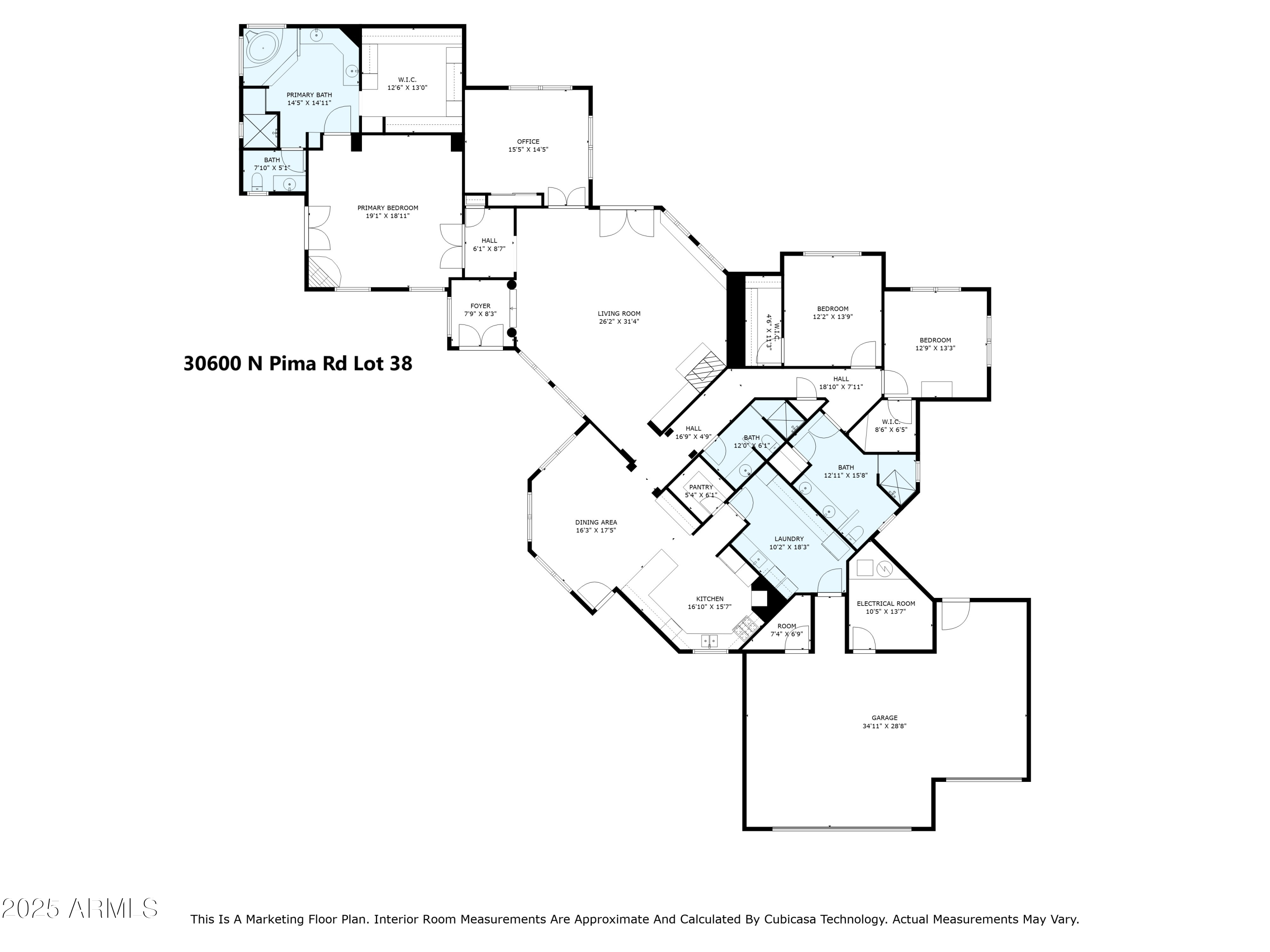 30600 North Pima Road, Unit 38 Scottsdale, AZ 85266 - Photo 49 of 49 a picture of a wall with a white comforter