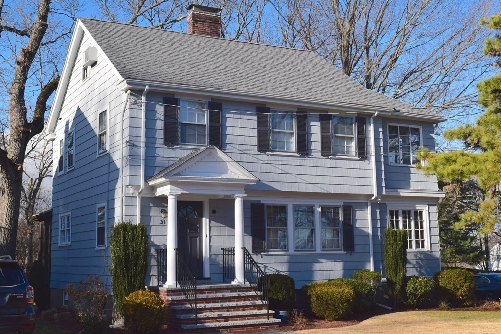 31 Grandview Road Arlington, MA 02476 - Photo 1 of 22 a front view of a house with a yard