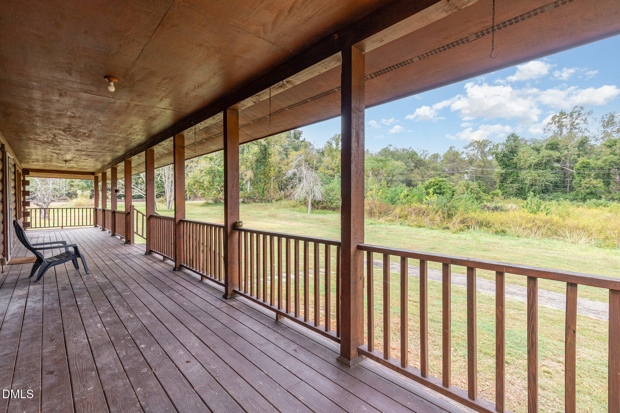 3018 University Station Road Durham, NC 27705 - Photo 21 of 32 a view of balcony with wooden floor
