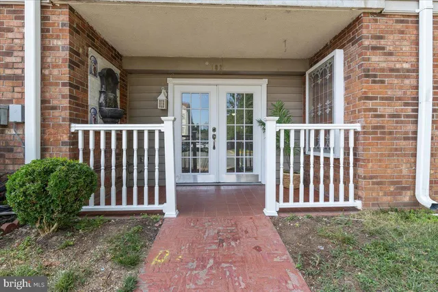 front view of a house with a porch