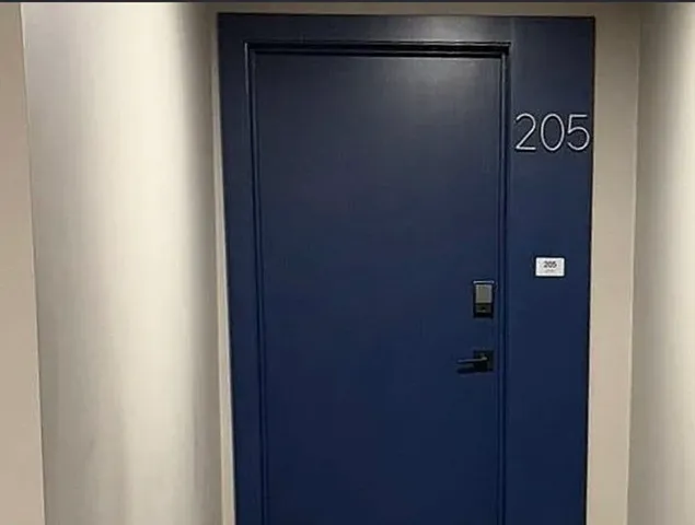 a close view of closet