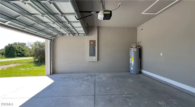 a view of a room with sliding glass door