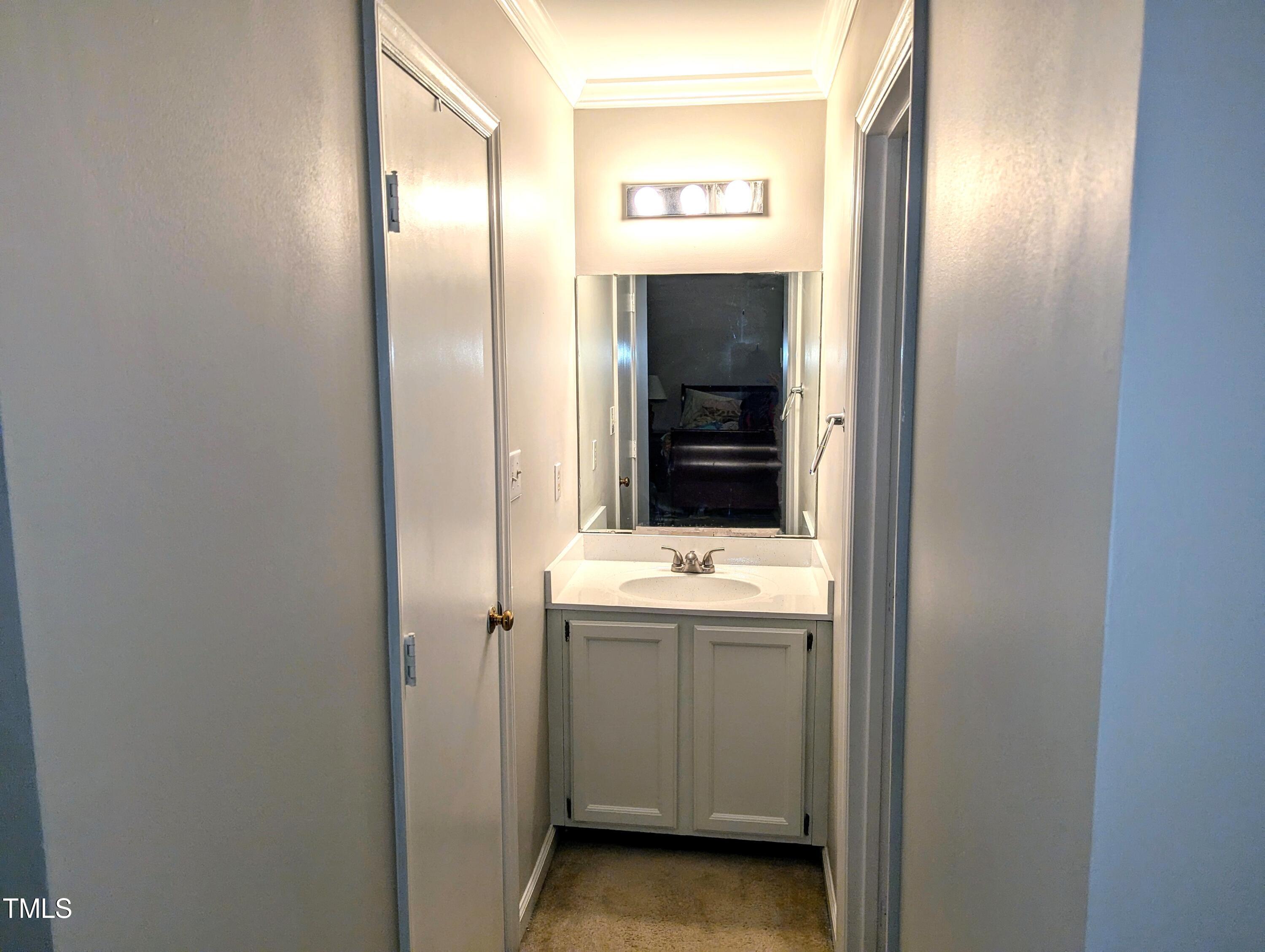 5525 Middleton Road Durham, NC 27713 - Photo 36 of 38 a view of hallway with washer and dryer