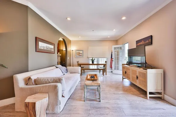 a view of a park with entertaining space