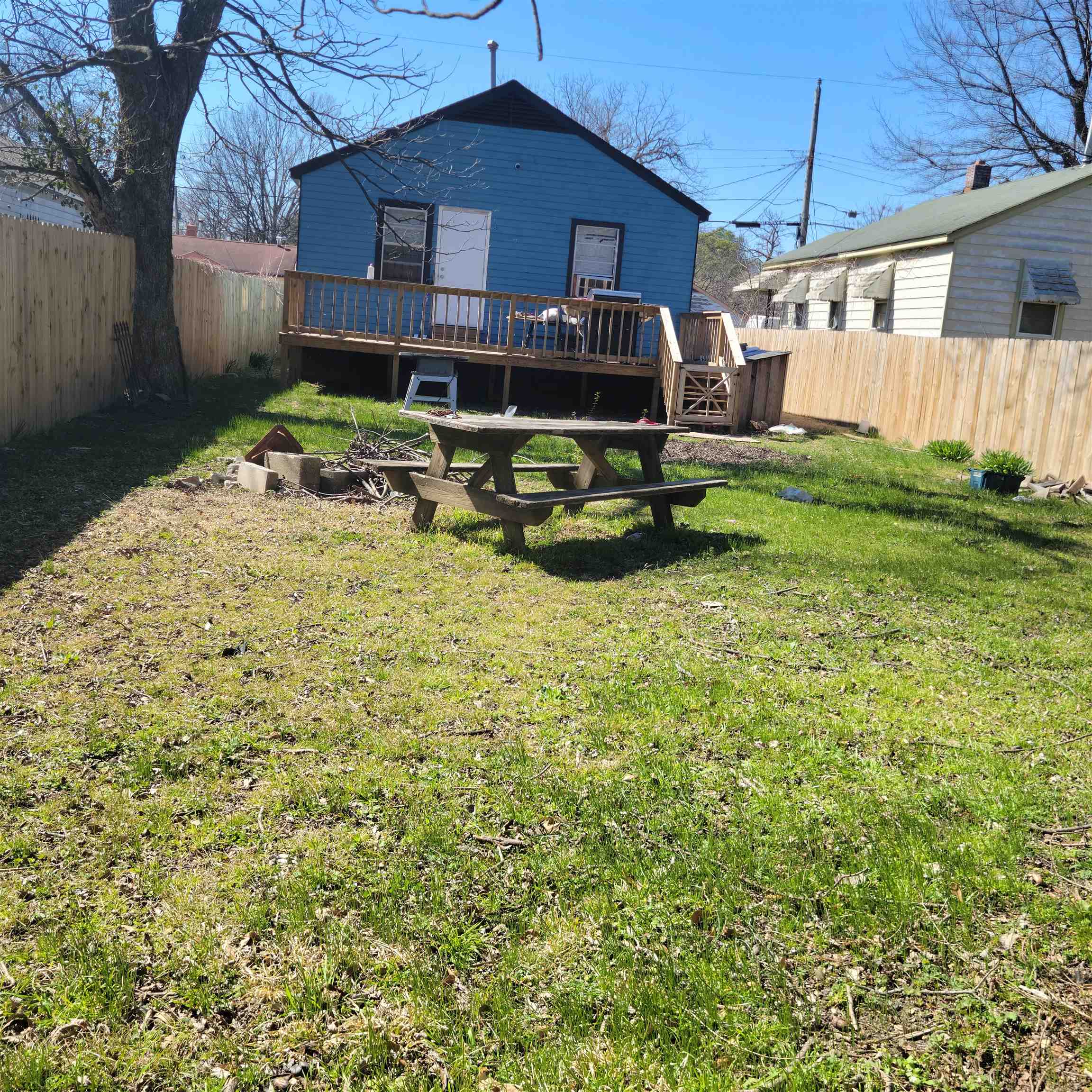 1480 Locust Street Memphis, TN 38108 - Photo 7 of 7 a backyard of a house with barbeque oven
