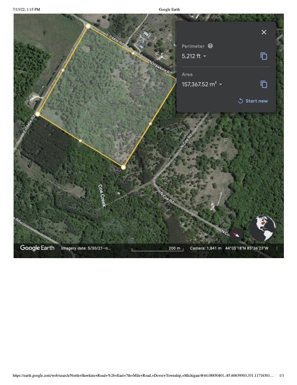 7 East 7 Mile Road Luther, MI 49656 - Photo 12 of 13 Google Earth