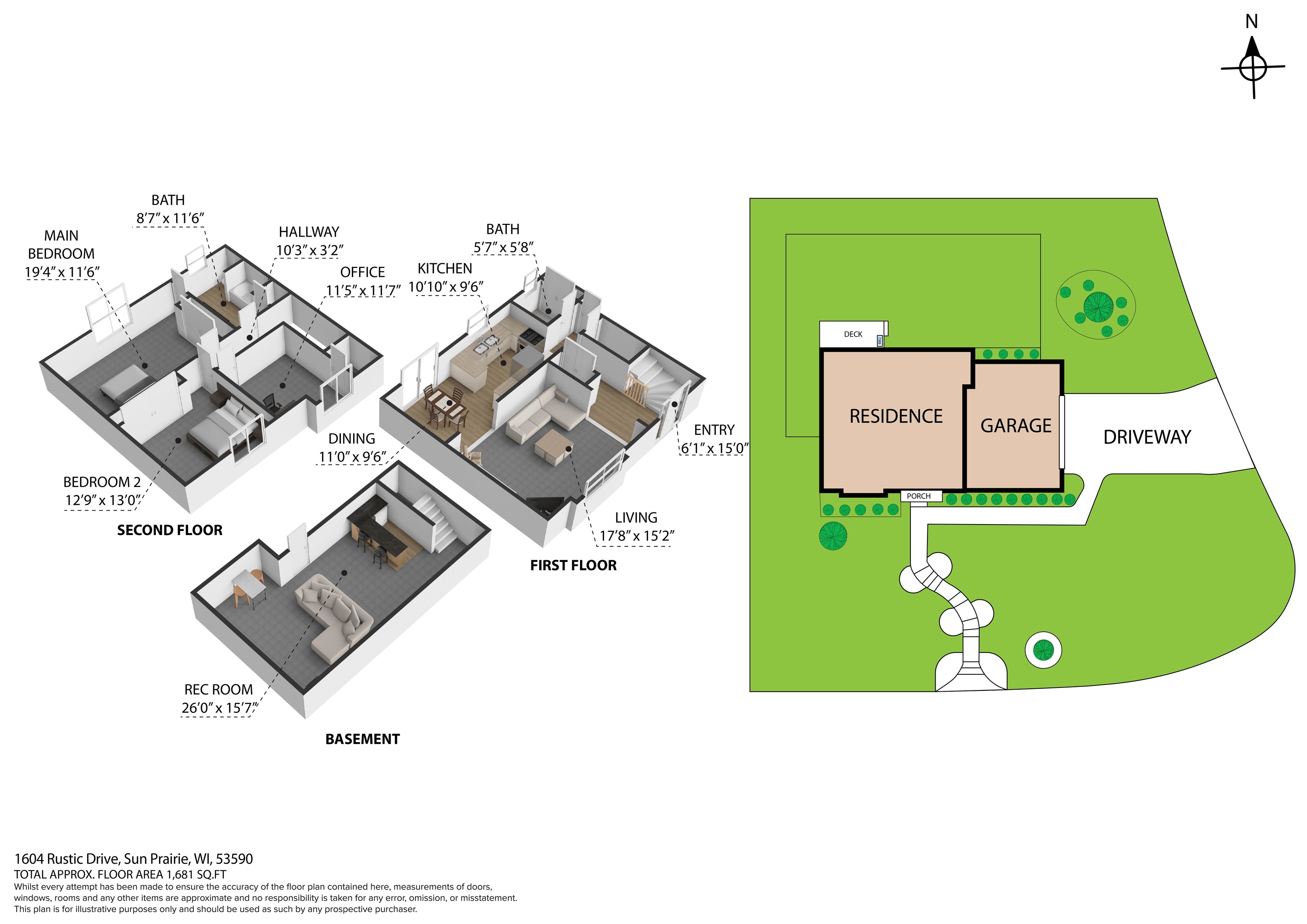 1604 Rustic Drive Sun Prairie, WI 53590 - Photo 33 of 33