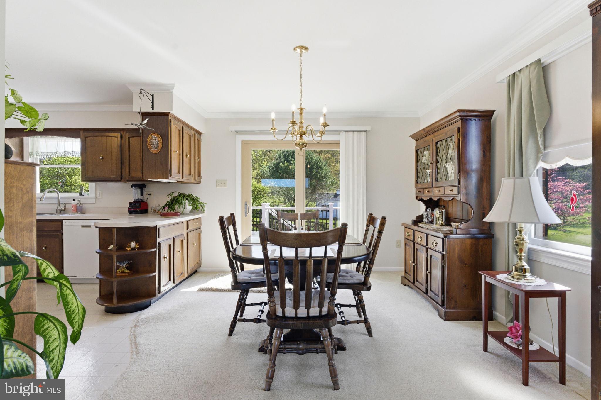 6163 Georgetown Road Broad Run, VA 20137 - Photo 17 of 94 a view of a dining room with furniture window and outside view