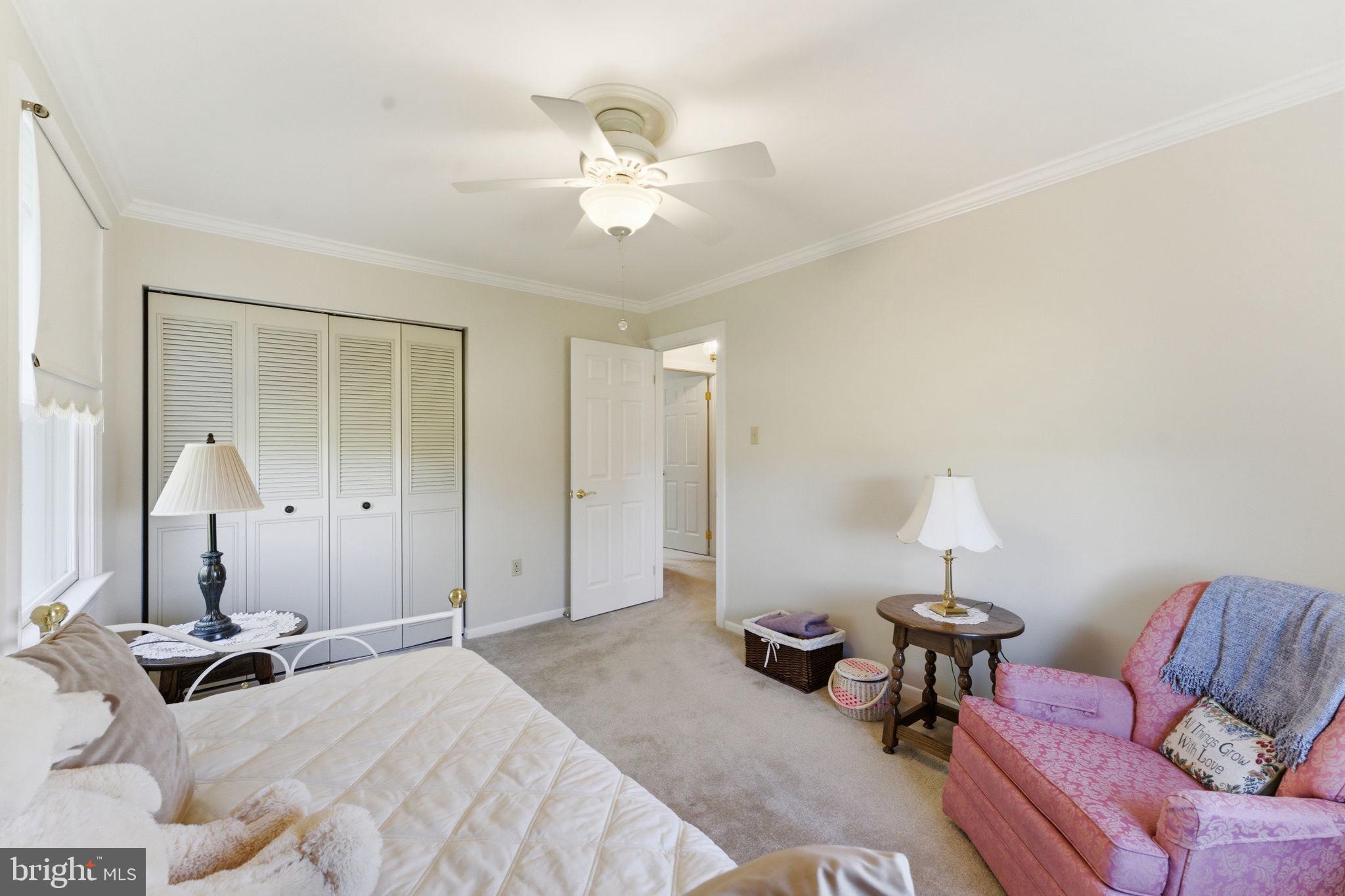 6163 Georgetown Road Broad Run, VA 20137 - Photo 34 of 94 a bedroom with furniture and a chandelier