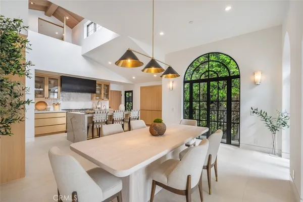 a bedroom with a bed and a walk in closet