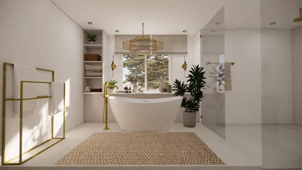 a kitchen with kitchen island a sink table and chairs