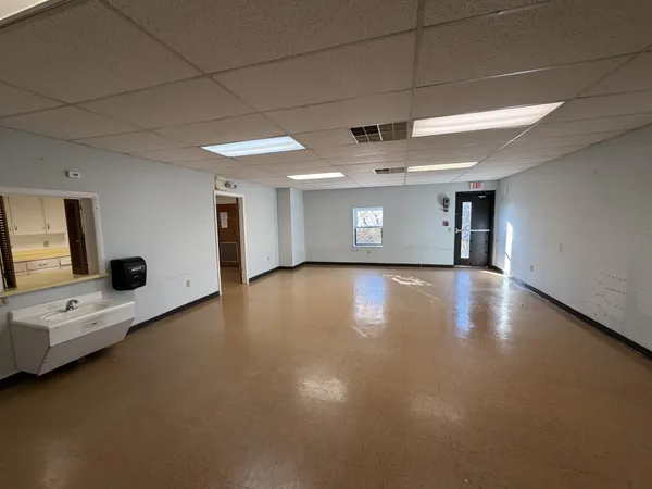 a view of an empty room with window