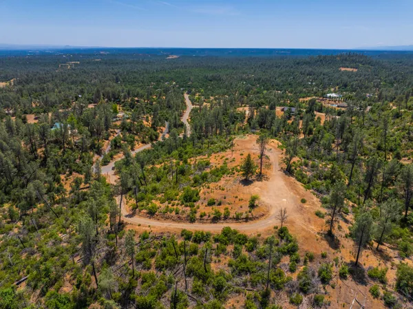 a view of city and mountain