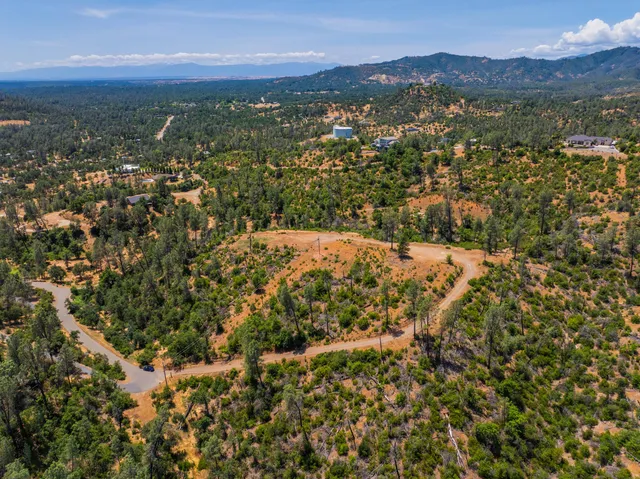 a view of city and mountain