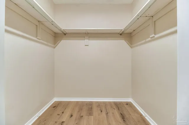 a view of small space with racks on the wall