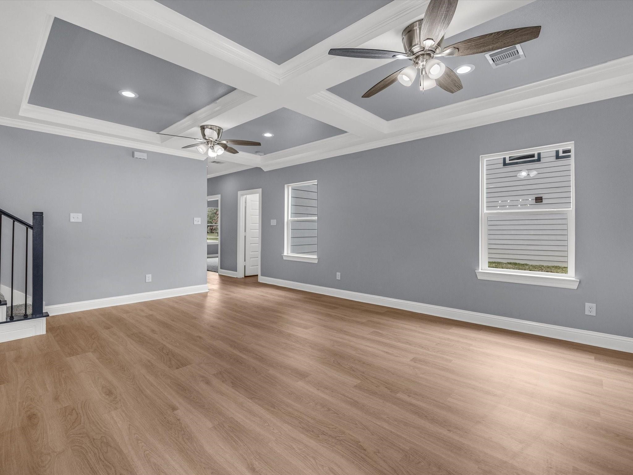 3528 South Street Brookshire, TX 77423 - Photo 4 of 18 wooden floor in an empty room with a window