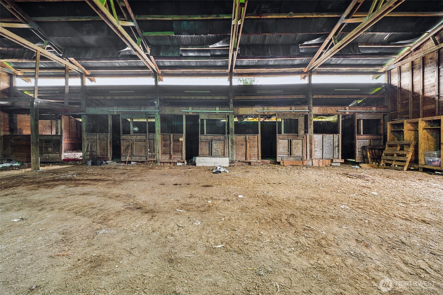 35120 Kinsman Road East Roy, WA 98580 - Photo 22 of 40 a view of a room with wooden roof