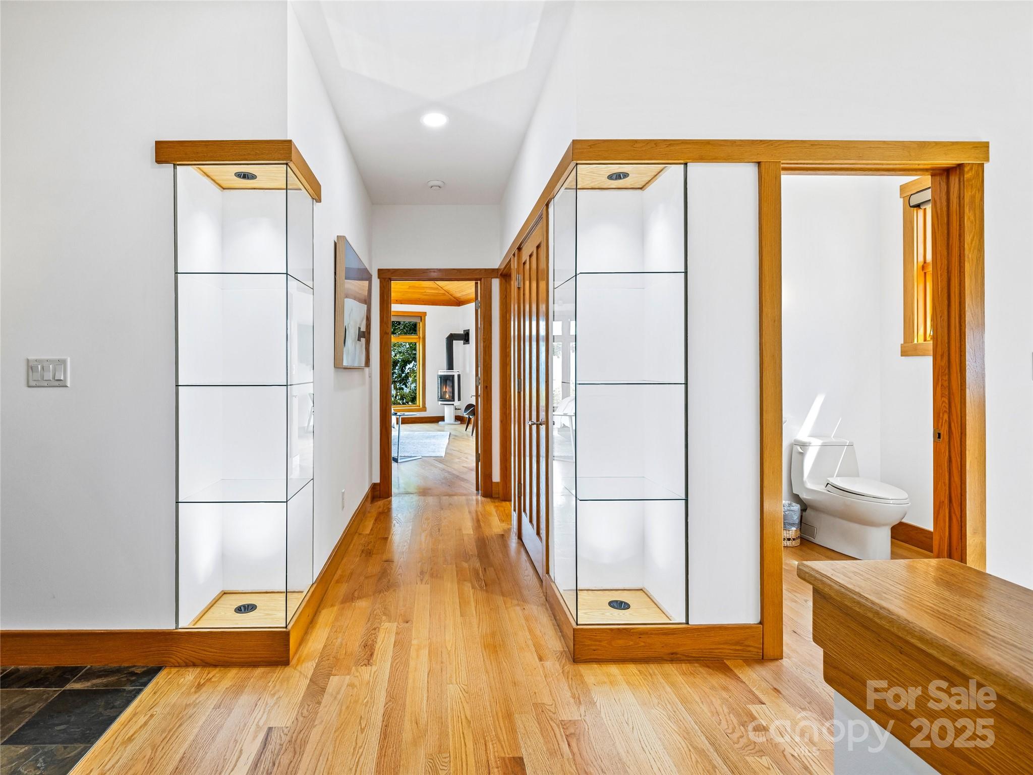 136 Senator Reynolds Road Asheville, NC 28804 - Photo 11 of 48 a view of entry way with wooden floor