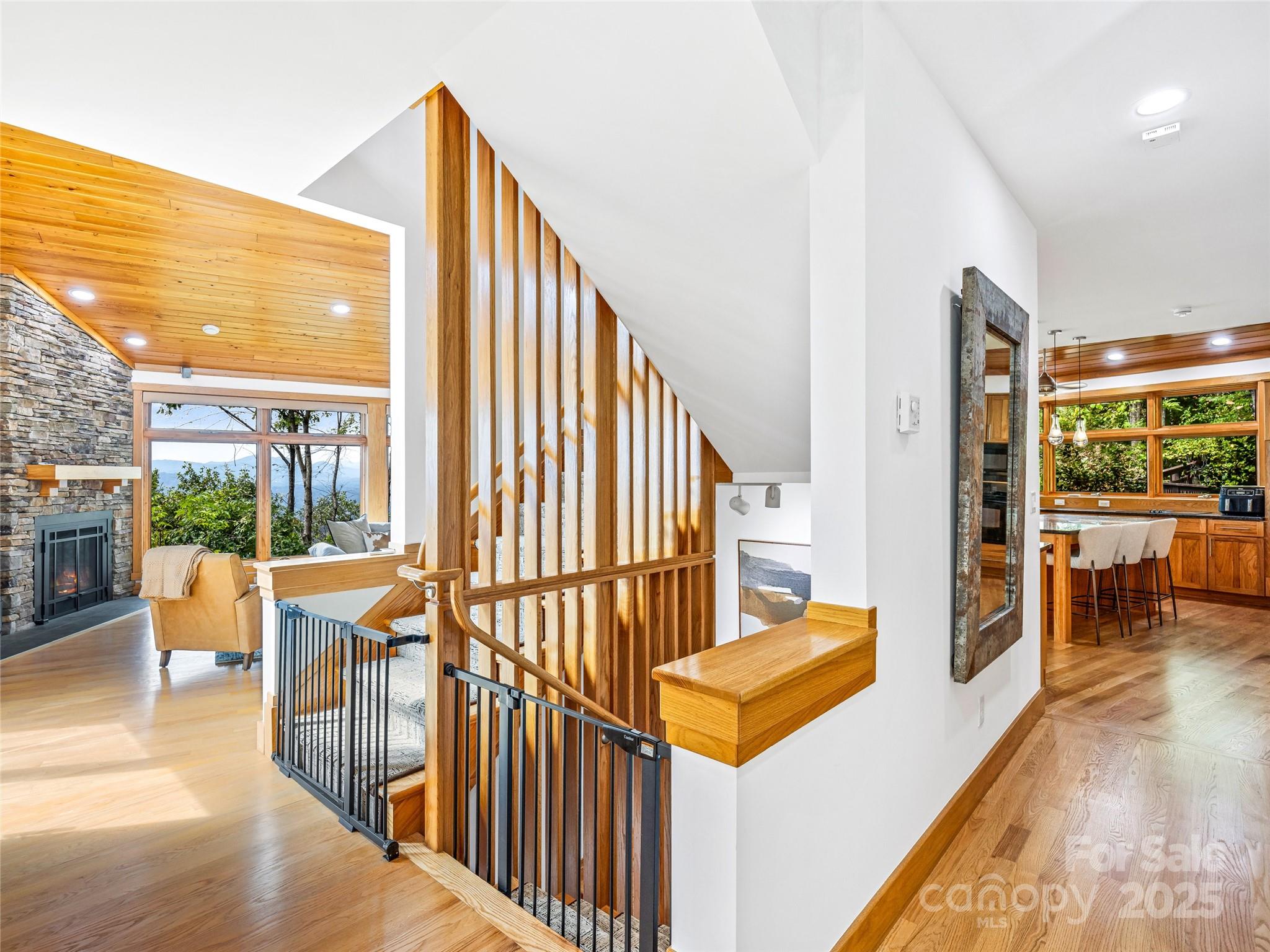 136 Senator Reynolds Road Asheville, NC 28804 - Photo 12 of 48 a view of a living room and balcony
