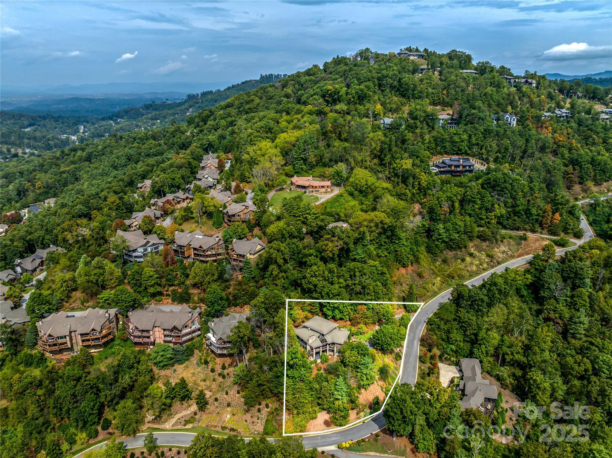 136 Senator Reynolds Road Asheville, NC 28804 - Photo 48 of 48 an aerial view of multiple house with a yard