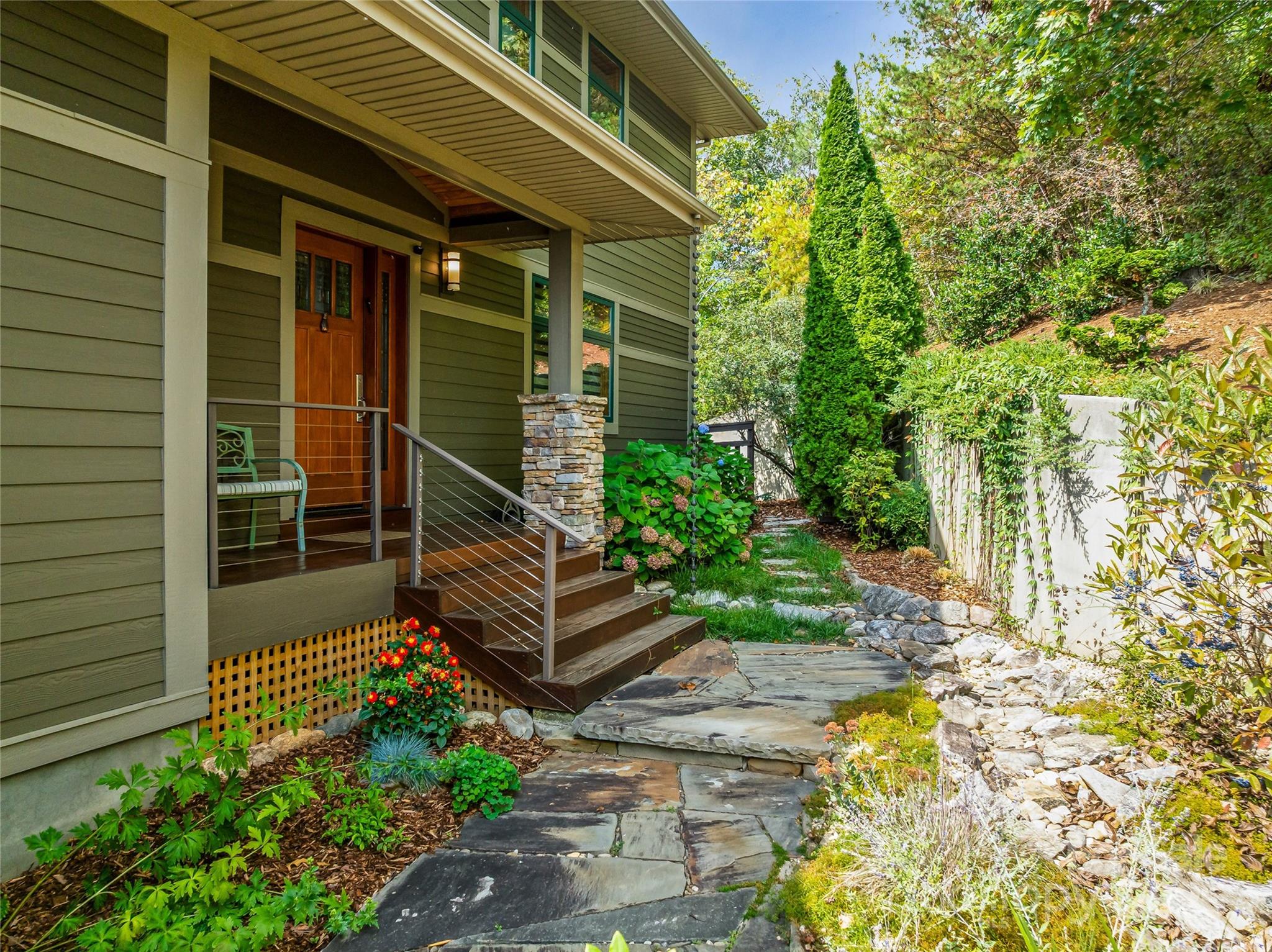 136 Senator Reynolds Road Asheville, NC 28804 - Photo 9 of 48 a view of a house with a yard