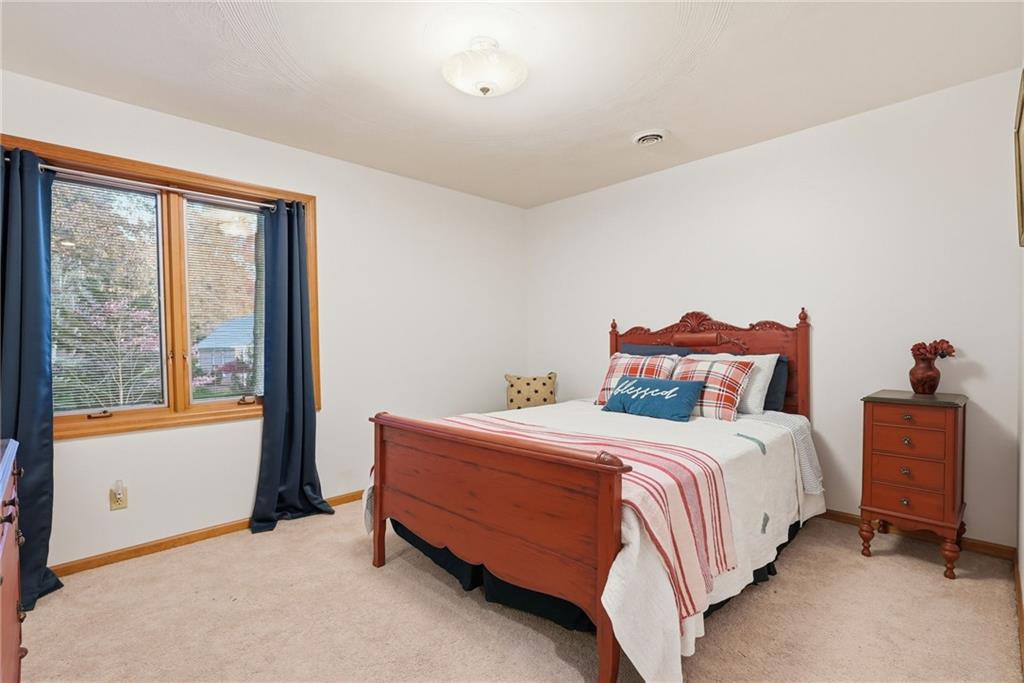 152 Timber Springs Drive Indiana, PA 15701 - Photo 31 of 49 a bedroom with a bed and a window