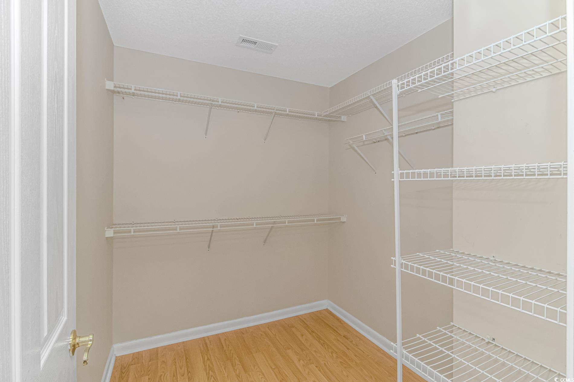 4243 Horseshoe Road North Little River, SC 29566 - Photo 14 of 26 Walk in closet featuring light hardwood / wood-sty