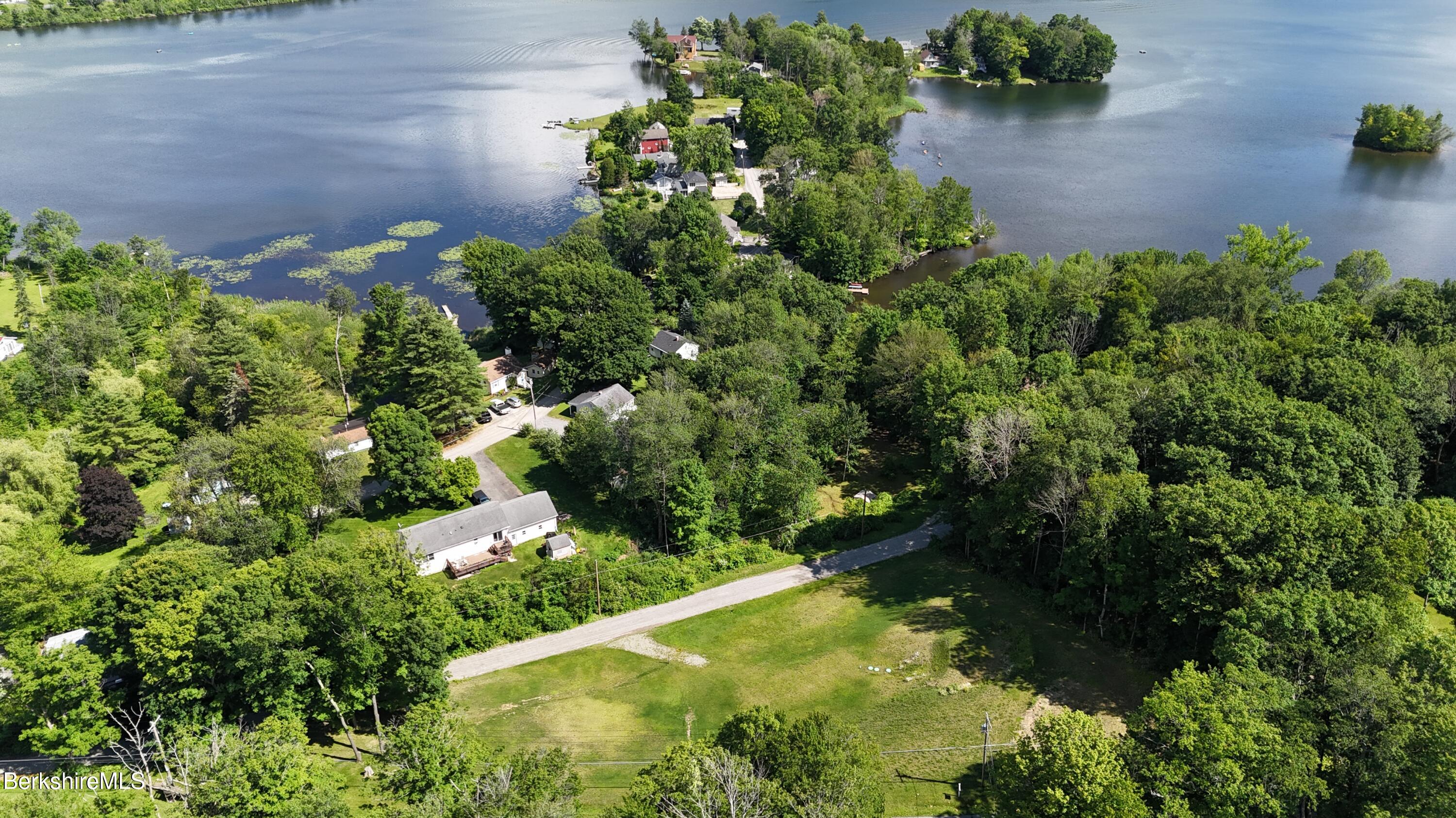 0 Horns Beach Road Cheshire, MA 01225 - Photo 10 of 19 Drone view