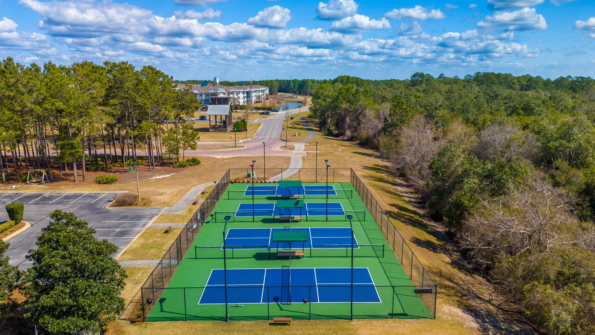 140 Flora Lane Freeport, FL 32439 - Photo 72 of 77 a view of yard with swimming pool and outdoor seating