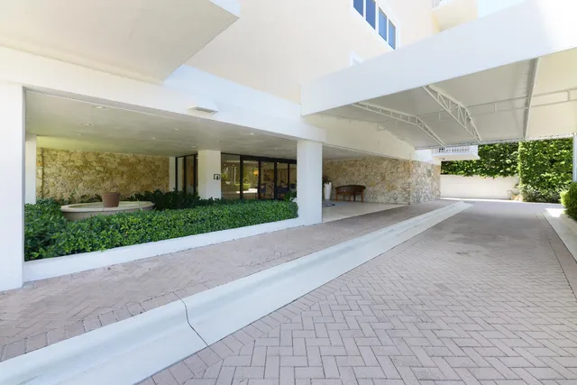 a view of a lake with boats