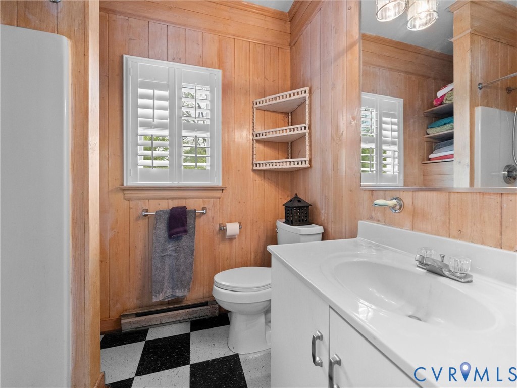 2625 Old Tavern Road Powhatan, VA 23139 - Photo 70 of 100 a bathroom with a sink a toilet and shower
